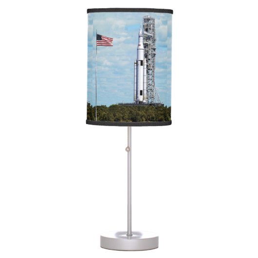 NASA SLS Space Launch System Rocket Launchpad Table Lamp (Front)