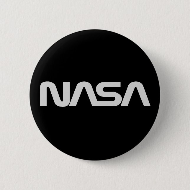 NASA Snake Logo DARK Button (Front)