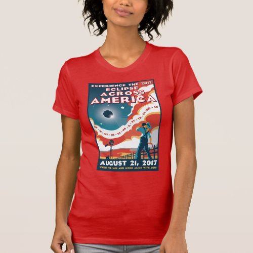 NASA Solar Eclipse America Tshirt