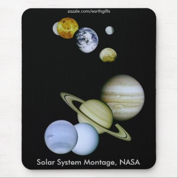 Nasa Solar System Mousepad by EarthGifts at Zazzle