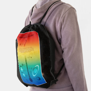 NASA Solar System Planet Hot Cold Temperature Drawstring Bag