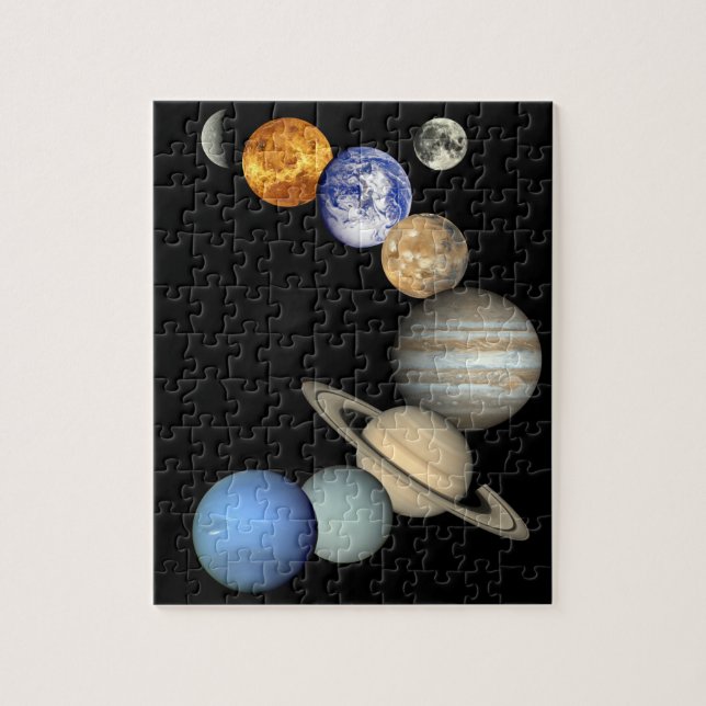 NASA Solar System Space Puzzle Gift (Vertical)