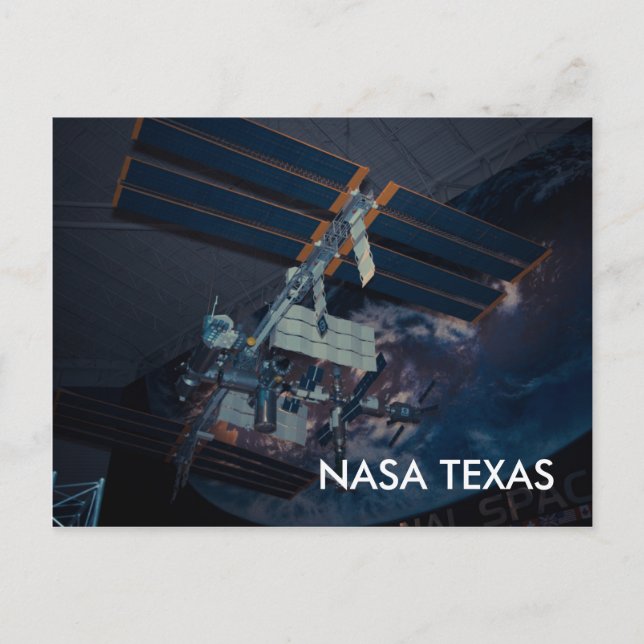 Nasa Space Center Texas Postcard (Front)