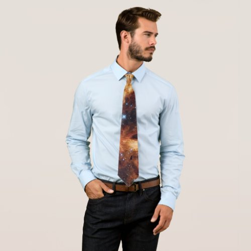 NASA Space Galaxy Luminous Nebula Neck Tie