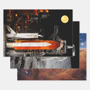 NASA Space Images Compilation, Multiphoto Wrapping Paper Sheets