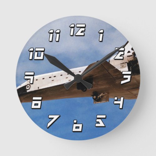 NASA Space Shuttle Atlantis STS_30 Landing Round Clock