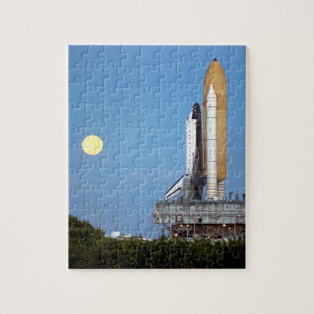 NASA Space Shuttle Atlantis STS-86 Launch Rollout Jigsaw Puzzle (Vertical)