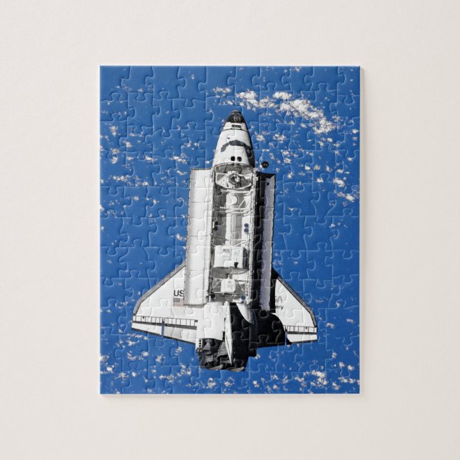 NASA Space Shuttle Discovery Earth Orbit Jigsaw Puzzle (Vertical)