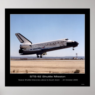 NASA Space Shuttle Discovery Poster
