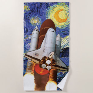 nasa beach towel