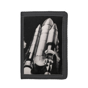 NASA Space Shuttle Launch Vehicle Artist Concept Trifold Wallet