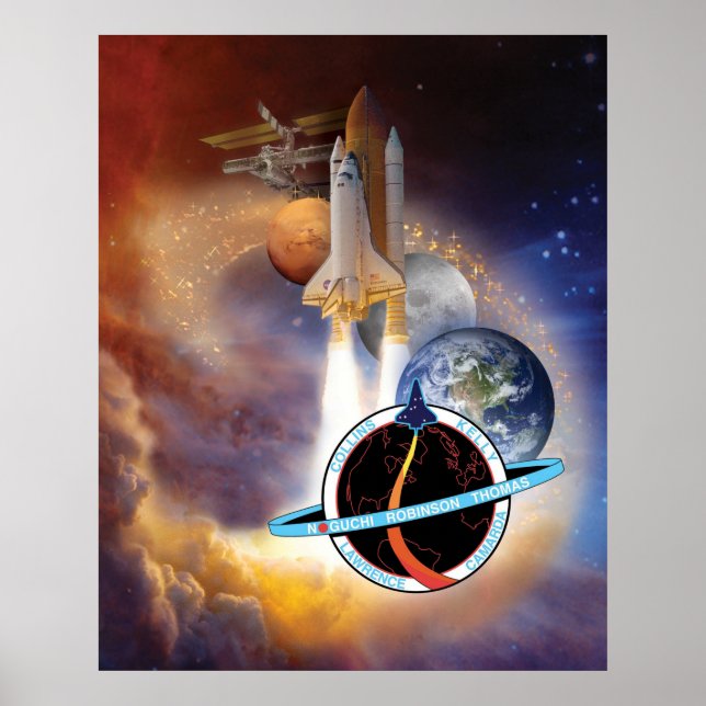 NASA STS-114 Shuttle Mission Roster - 2005 Poster (Front)
