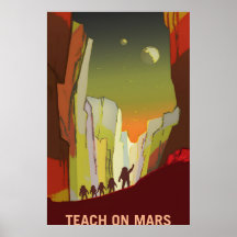 NASA STS-123 Space Shuttle Leaving the ISS Poster