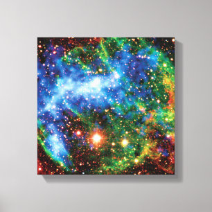 NASA Supernova Remnant W49B Gamma Ray Burst Canvas Print