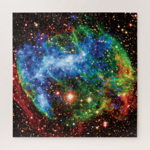 NASA Supernova Remnant W49B Gamma Ray Burst Photo Jigsaw Puzzle