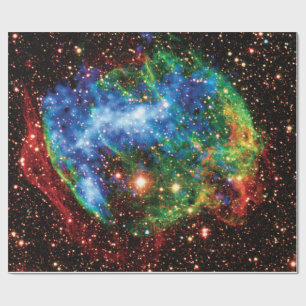 NASA Supernova Remnant W49B Gamma Ray Burst Photo Wrapping Paper