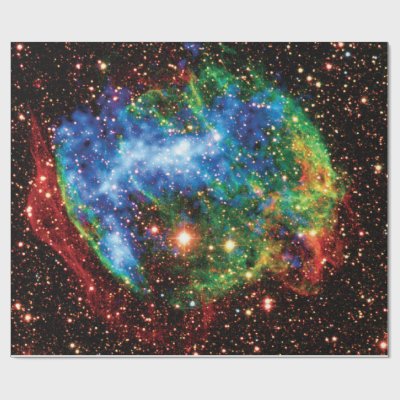 NASA Supernova Remnant W49B Gamma Ray Burst Photo Wrapping Paper