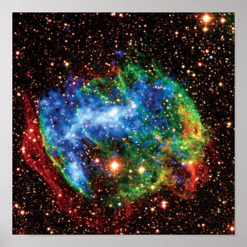 NASA Supernova Remnant W49B Gamma Ray Burst Poster