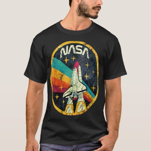 Nasa USA Space Agency Vintage Colors V03 _by T_Shirt