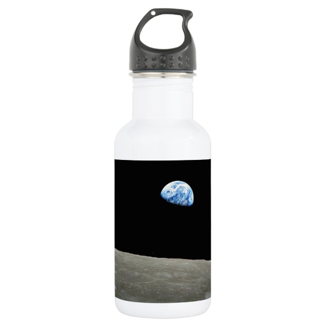 NASA - View from Apollo8, Dec24, Earthrise Water Bottle (Front)