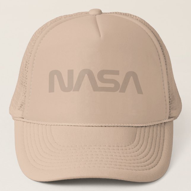 NASA Worm Logo Trucker Hat (Front)