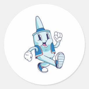 Nasal spray classic round sticker