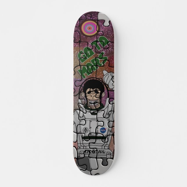 NASARU Skateboard_txy/green Skateboard (Front)