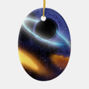 NASAs Black hole PIA01884 Ceramic Ornament