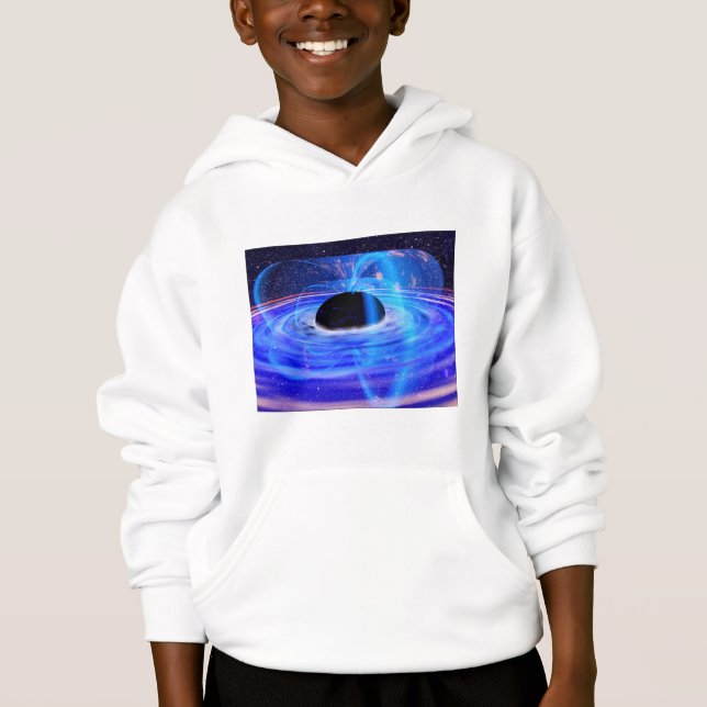 Nasa's Blue Black Hole Hoodie (Front)