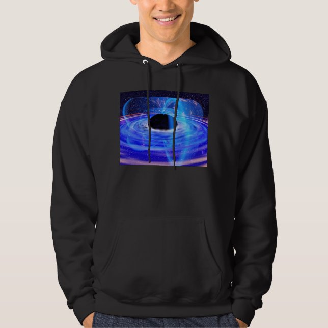 Nasa's Blue Black Hole Hoodie (Front)