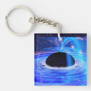 Nasa's Blue Black Hole Keychain