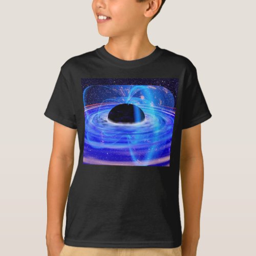 Nasas Blue Black Hole T_Shirt