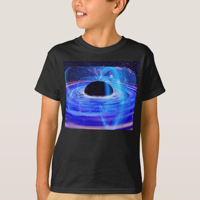 Nasa's Blue Black Hole T-Shirt (Front)