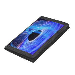 Nasa's Blue Black Hole Trifold Wallet
