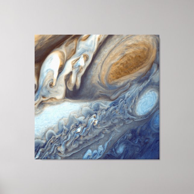 NASAs Jupiter Swirls Canvas Print (Front)