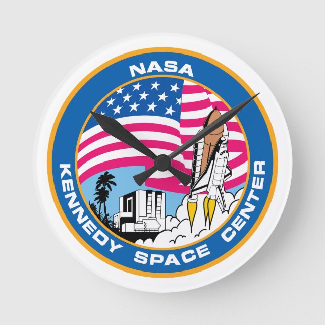 NASA's Kennedy Space Center   Round Clock (Front)