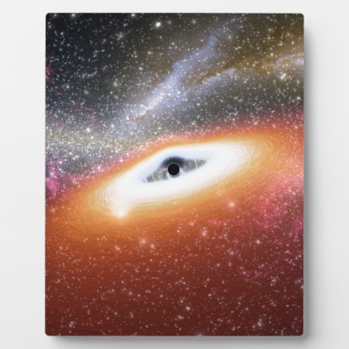 NASAs Massive Black Hole Plaque