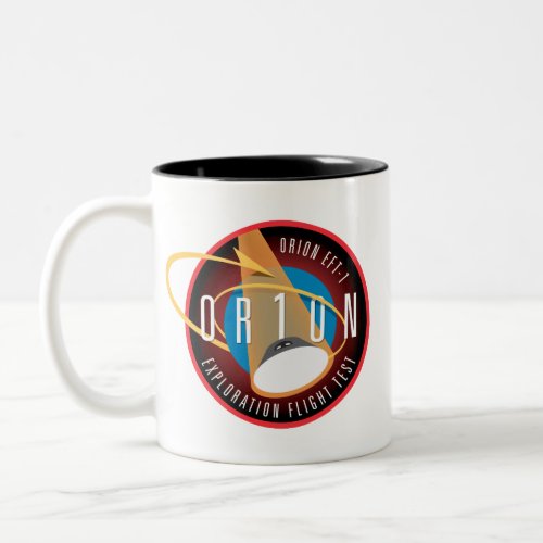 NASAs Orion EFT_1 Flight Official Mission Patch Two_Tone Coffee Mug