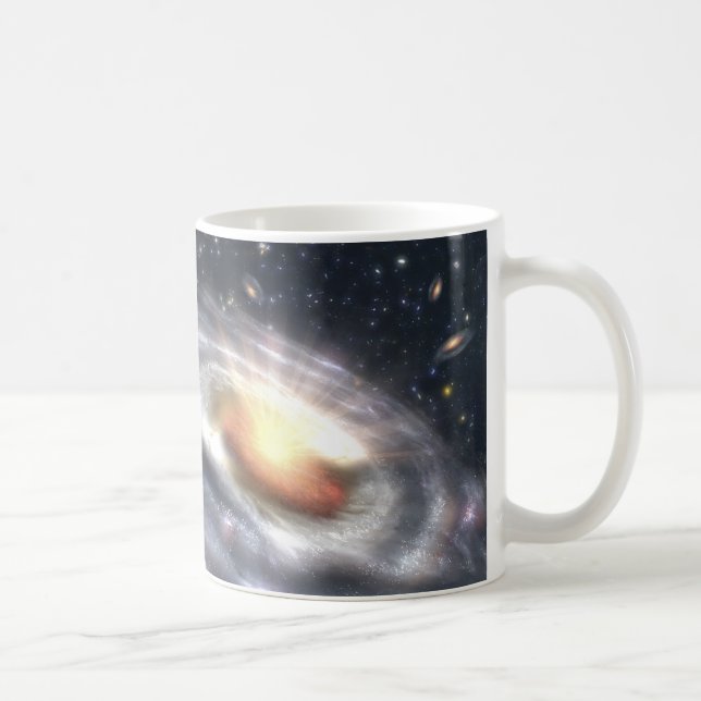 NASAs Quasar Black Hole Coffee Mug (Right)