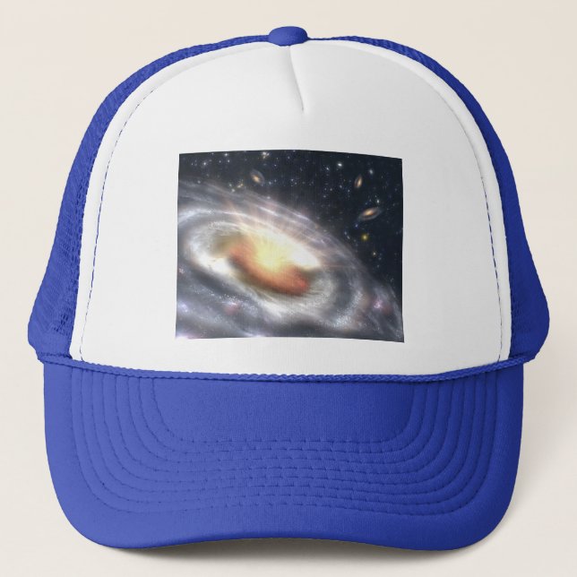 NASAs Quasar Black Hole Trucker Hat (Front)
