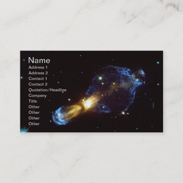 NASAs Rotten Egg Nebula Business Card (Front)
