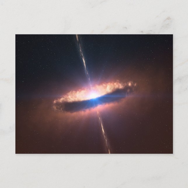 NASAs SIG10-012  Disk Galaxy Postcard (Front)
