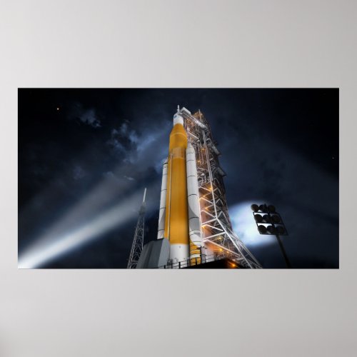 NASAs Space Launch System Poster