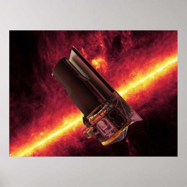 NASAs Spitzer Space Telescope Poster (Front)