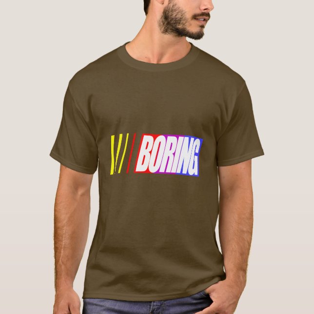 Nascar Boring T-Shirt (Front)