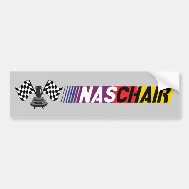 NASCHAIR Bumper Sticker (Front)