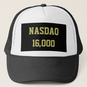 NASDAQ 16000 Stock Market Celebration Trucker Hat