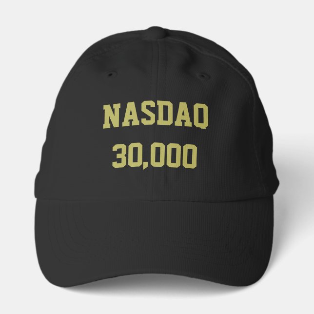NASDAQ 30000 Stock Market Celebration Performance Cap (Front)