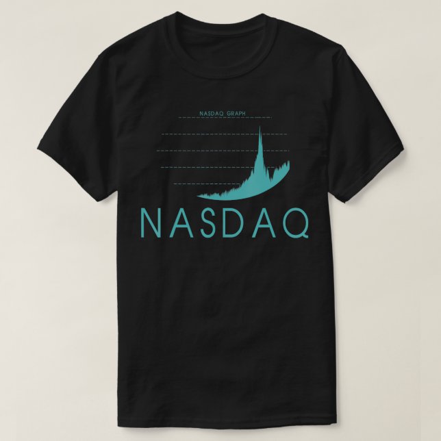 NASDAQ American Technology Index Stock Exchange Fi T-Shirt (Design Front)