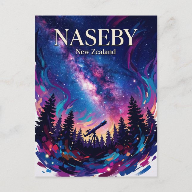 Naseby New Zealand Postcard (Front)